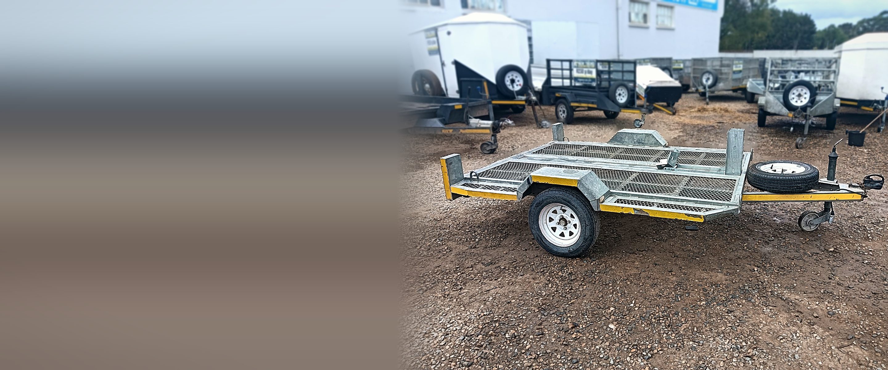 Motorbike trailer trailer for hire in Worcester – New Trend Rentals