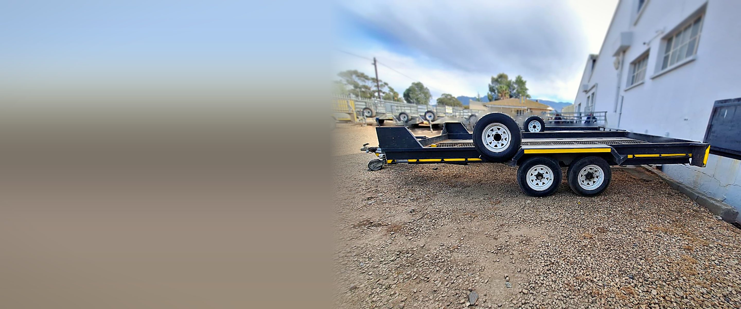 Vehicle transporter · 5m × 2m trailer for hire in Worcester – New Trend Rentals