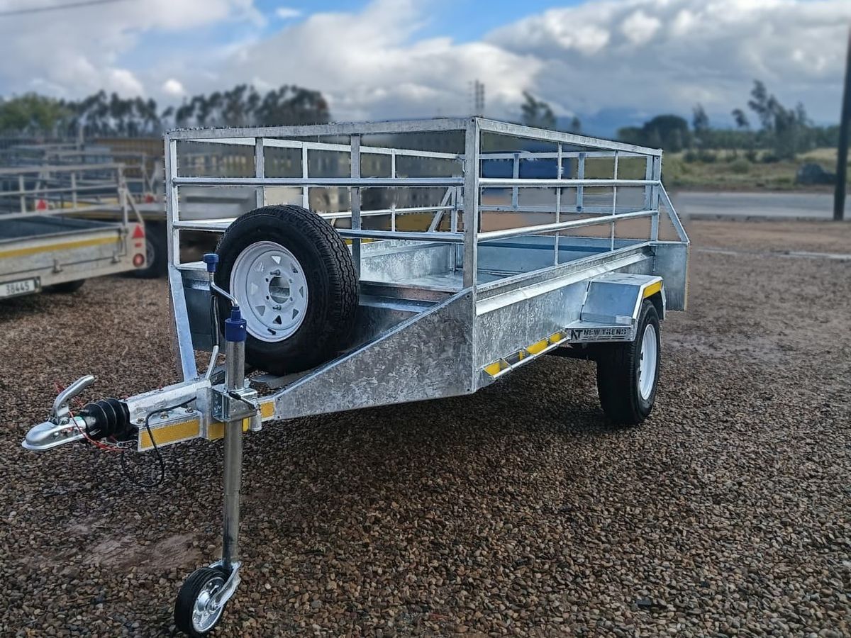 3m × 1.6m Sides & rails · 900 mm sides trailer for hire in Worcester